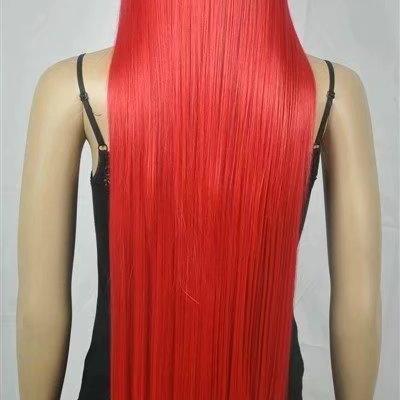 Red Cosplay Long Women Wigs Synthetic Wig Gz#006