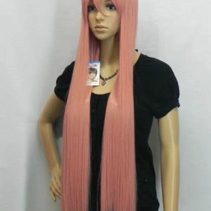 Pink Long Women Wigs Synthetic Wig Gz#0120061..