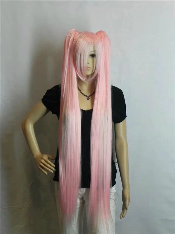 Pink Long Women Wig Cosplay Wig Long Wigs Newly 2017 Girl Wig