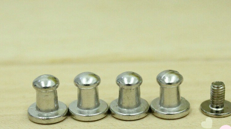 Leather Craft 5mm Head Screwback Button Stud Silver 10sets Diy On Luulla